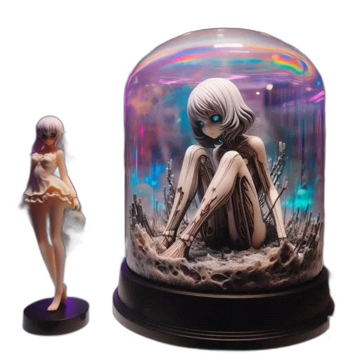 concept art, fantasy art, outer space, underwater transparent PNG cut-out
