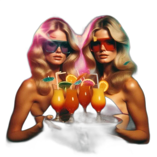3d render, concept art, photorealistic, vaporwave transparent PNG cut-out
