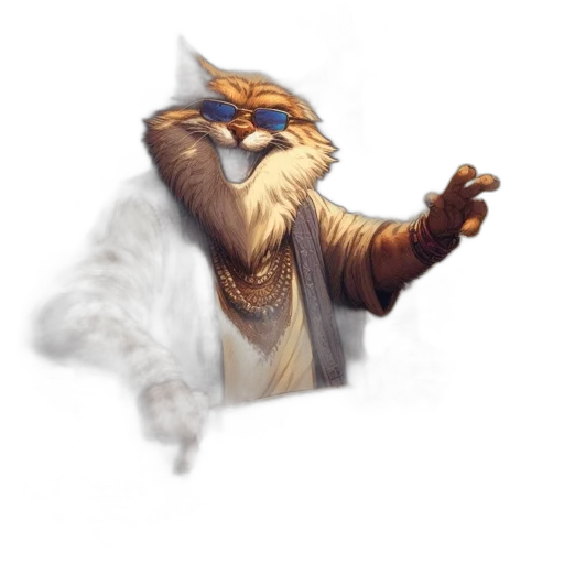 staff, creature, fantasy art, concept art transparent PNG cut-out