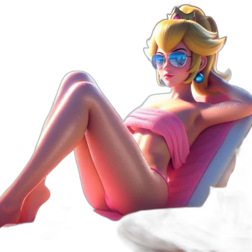 dress, 3d render, concept art, vaporwave transparent PNG cut-out