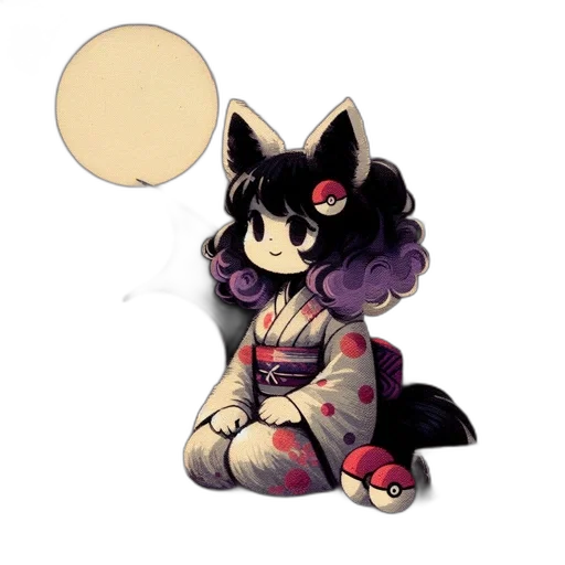 dress, staff, mask, flower transparent PNG cut-out