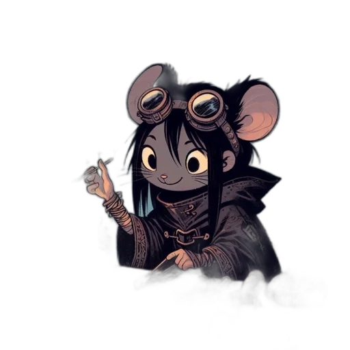 staff, mask, creature, animal transparent PNG cut-out