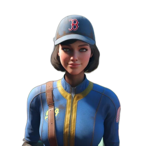 hat, staff, face, jacket transparent PNG cut-out