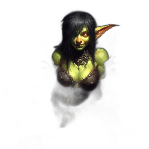dragon, creature, staff, mask transparent PNG cut-out