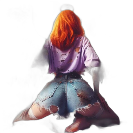jacket, dress, face, hair transparent PNG cut-out
