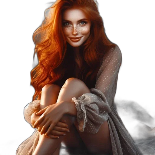 dress, face, hair, jewelry transparent PNG cut-out