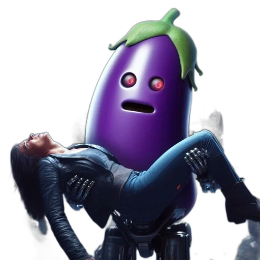 robot, food, creature, weapon transparent PNG cut-out