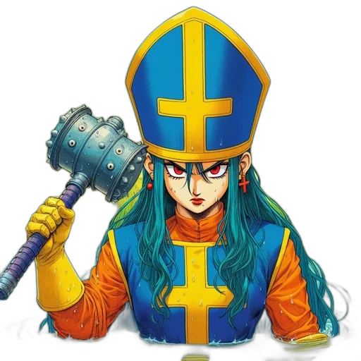 sword, staff, weapon, crown transparent PNG cut-out