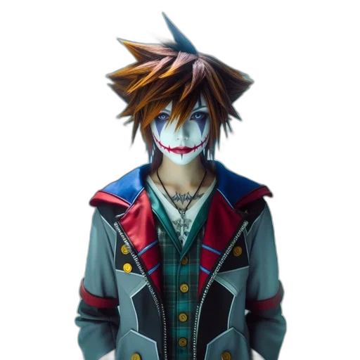 jacket, mask, face, concept art transparent PNG cut-out