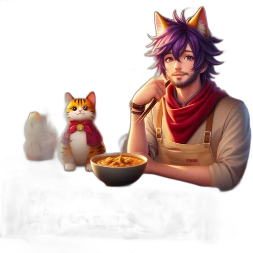food, staff, pixel art, fantasy art transparent PNG cut-out