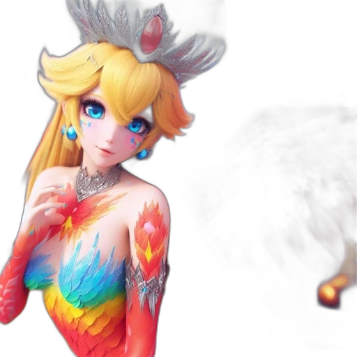 fantasy art, concept art, pixel art, anime transparent PNG cut-out