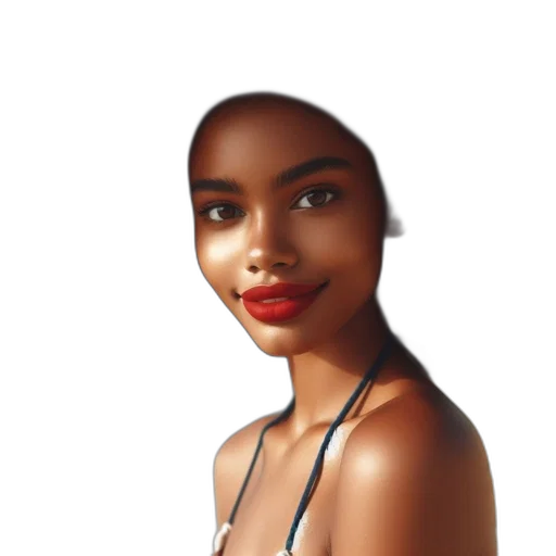 face, jewelry, hair, dress transparent PNG cut-out