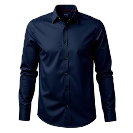jacket, 3d render, dark, blue transparent PNG cut-out