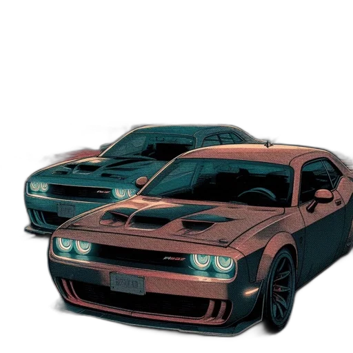 car, weapon, photorealistic, 3d render transparent PNG cut-out