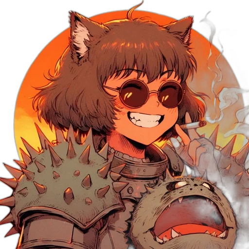 dragon, staff, mask, creature transparent PNG cut-out
