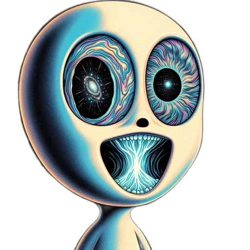 mask, robot, creature, face transparent PNG cut-out