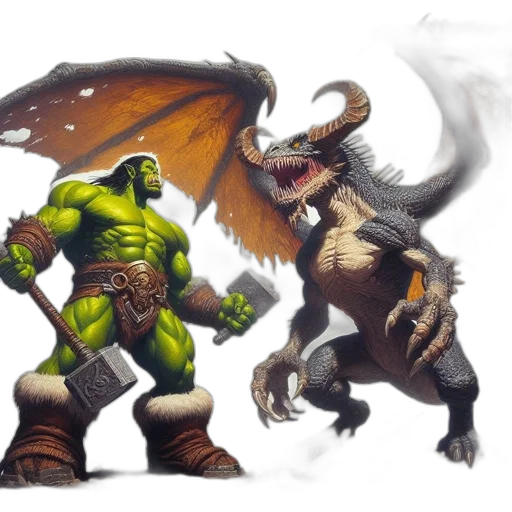 dragon, concept art, fantasy art, pixel art transparent PNG cut-out