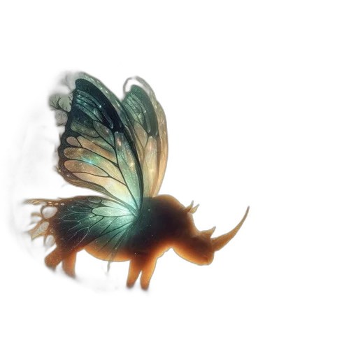 dragon, animal, creature, hair transparent PNG cut-out