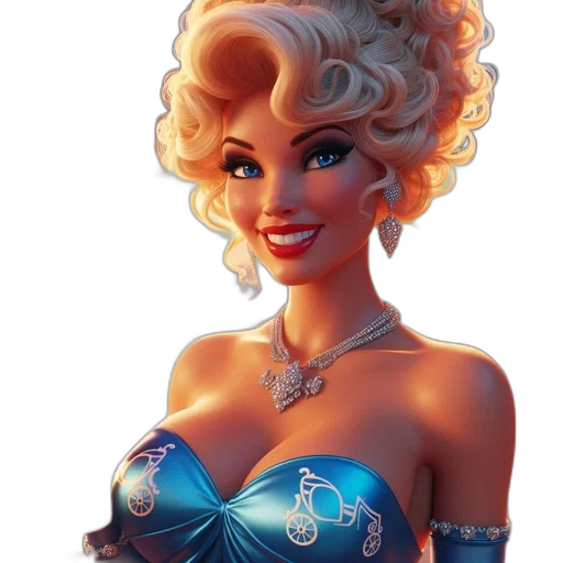 jewelry, dress, crown, fantasy art transparent PNG cut-out