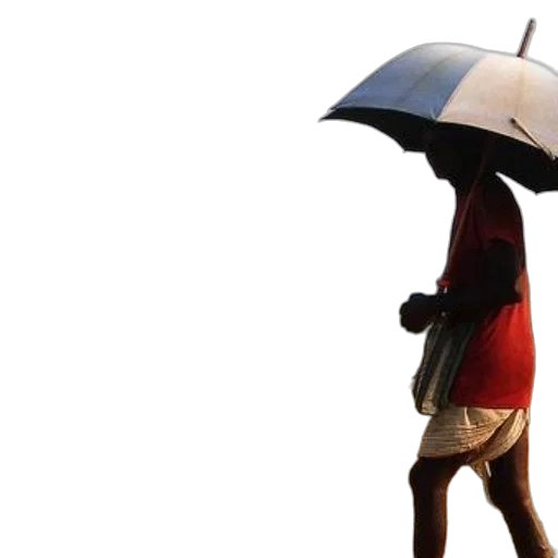 umbrella, dress, hat, 3d render transparent PNG cut-out