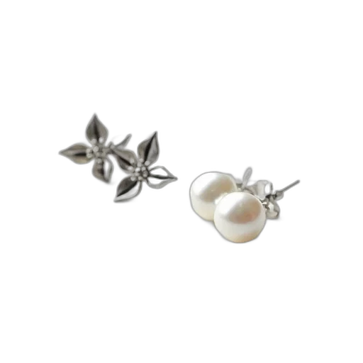 jewelry, two, pairs, earrings transparent PNG cut-out