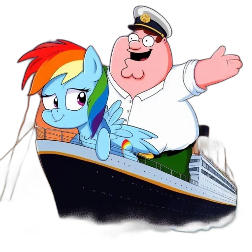 cartoon, concept art, anime, underwater transparent PNG cut-out
