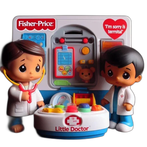 two, toy, doctors, dressed transparent PNG cut-out