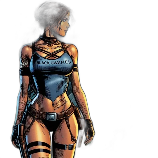 robot, comic book art, concept art, cyberpunk transparent PNG cut-out