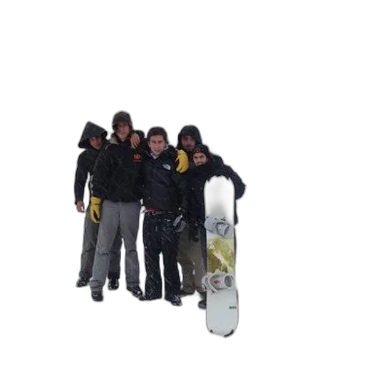 staff, jacket, umbrella, 3d render transparent PNG cut-out