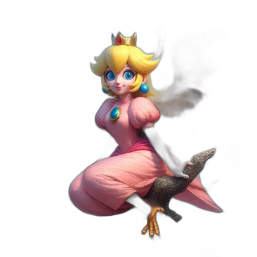 dress, staff, weapon, crown transparent PNG cut-out