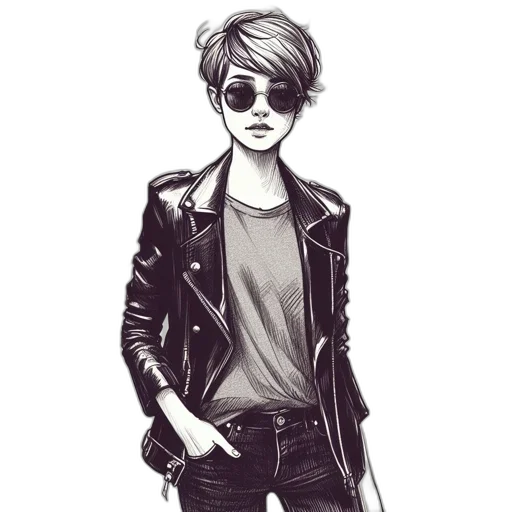 jacket, staff, face, cartoon transparent PNG cut-out