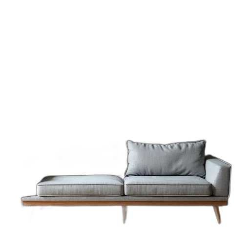 furniture, 3d render, photorealistic, monochrome transparent PNG cut-out
