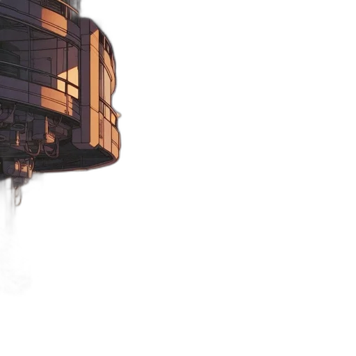 building, robot, umbrella, weapon transparent PNG cut-out
