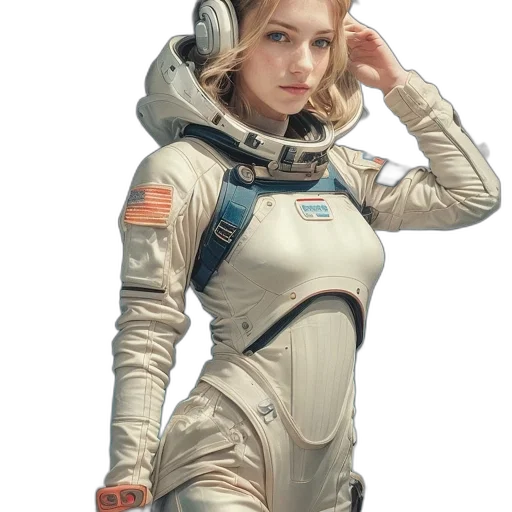 jacket, robot, dress, face transparent PNG cut-out
