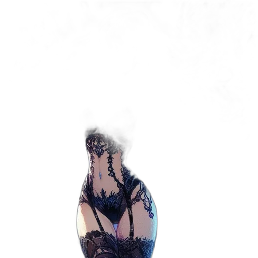 dress, bottle, mask, shoes transparent PNG cut-out
