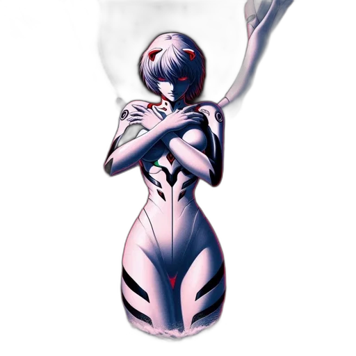 robot, dress, mask, bottle transparent PNG cut-out
