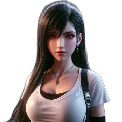 face, concept art, 3d render, photorealistic transparent PNG cut-out