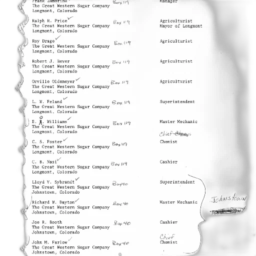 staff, list, people, their transparent PNG cut-out