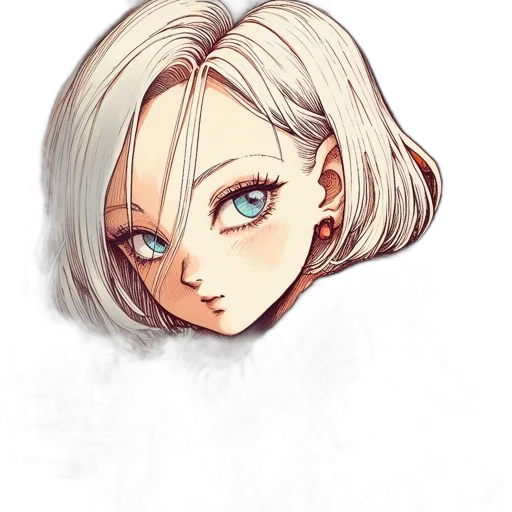 face, staff, jewelry, hair transparent PNG cut-out