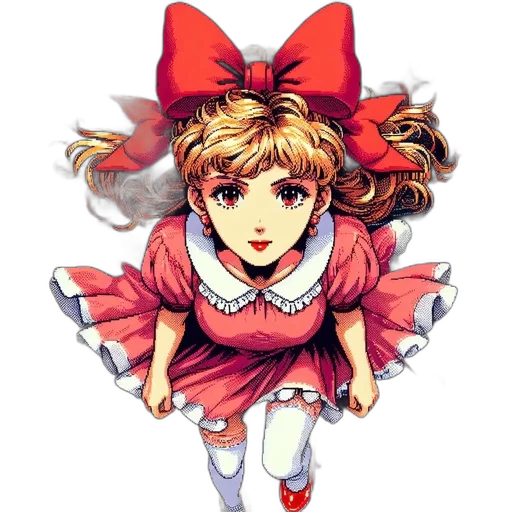 dress, staff, crown, flower transparent PNG cut-out