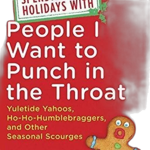 humorous, book, cover, gingerbread transparent PNG cut-out