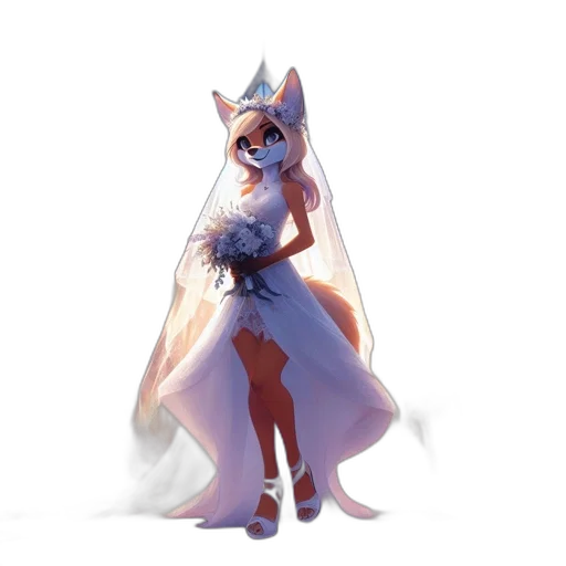 dress, staff, creature, animal transparent PNG cut-out