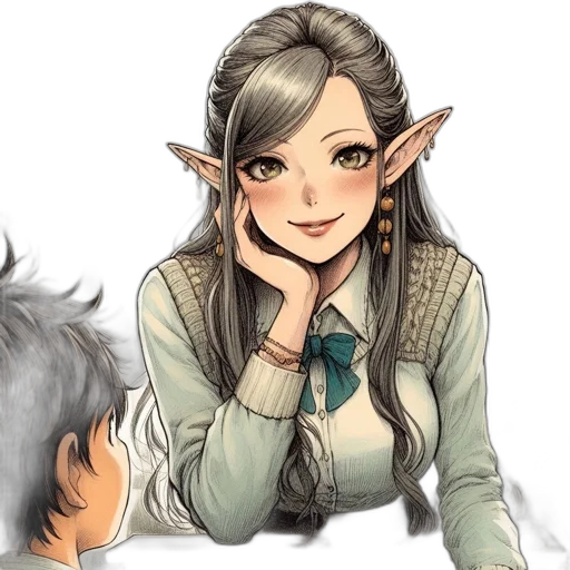 staff, fantasy art, concept art, watercolor transparent PNG cut-out