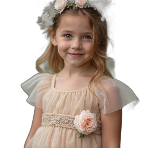 dress, crown, jewelry, face transparent PNG cut-out