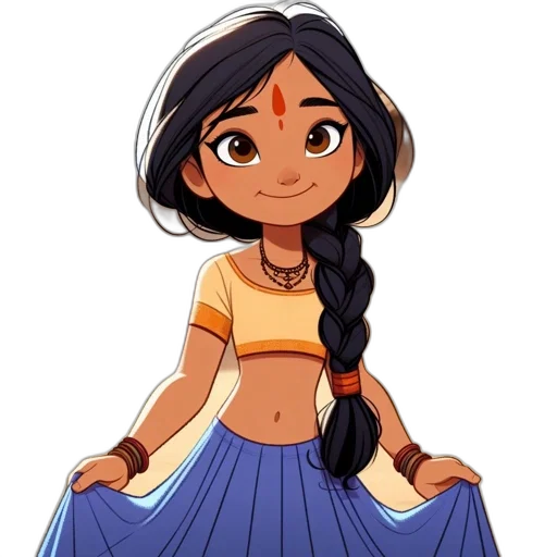 dress, staff, cartoon, pixel art transparent PNG cut-out