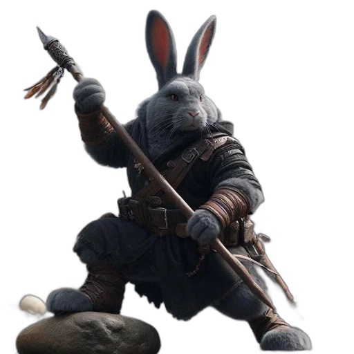 animal, weapon, creature, staff transparent PNG cut-out
