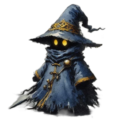hat, staff, mask, concept art transparent PNG cut-out