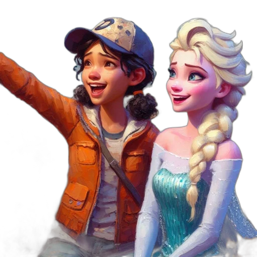 concept art, fantasy art, 3d render, cartoon transparent PNG cut-out