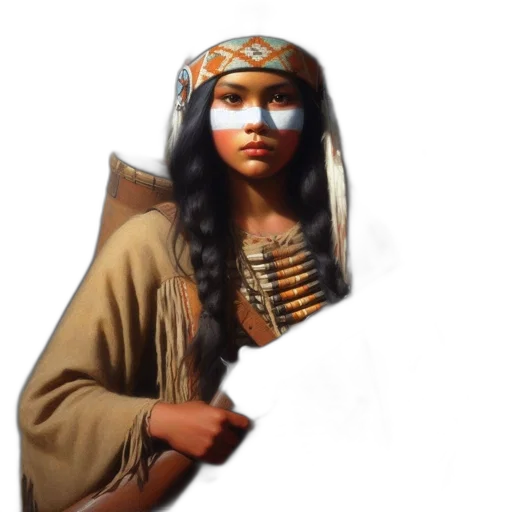 jewelry, staff, face, weapon transparent PNG cut-out
