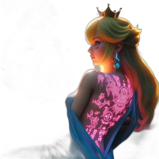 crown, dress, concept art, fantasy art transparent PNG cut-out